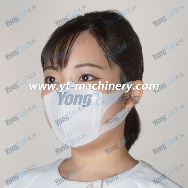 Special Type 3-D Solid Folded Face Mask Making Machine